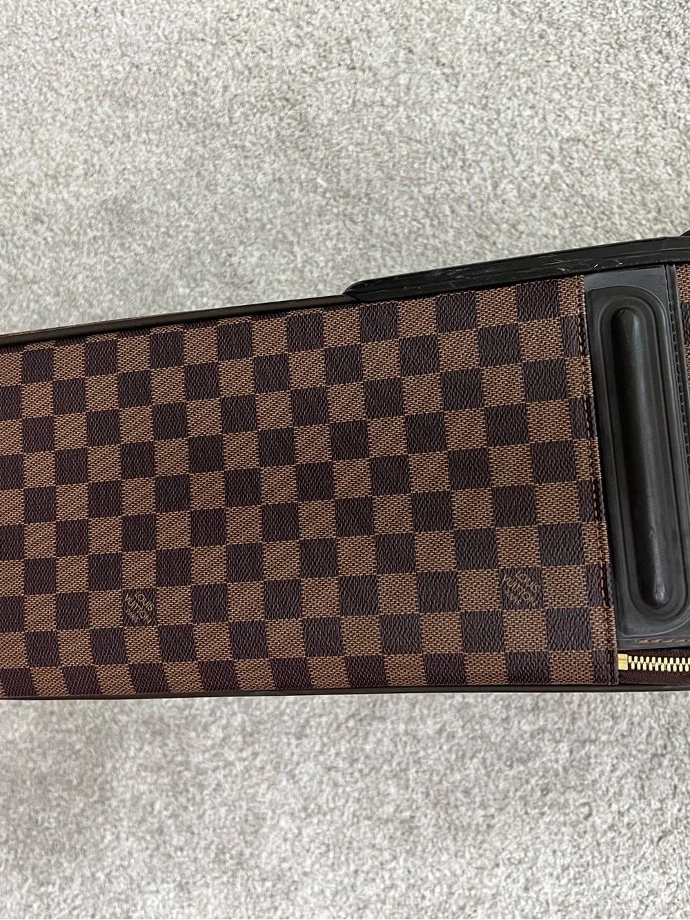 Louis Vuitton Damier Ebene Pegase 50 with hanger, garment bag etc